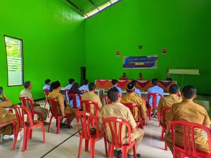 Penerjunan KKN kelompok 6 Periode 3 STMIK KOMPUTAMA MAJENANG Desa Pesahangan, Kecamatan Cimanggu tahun 2023
